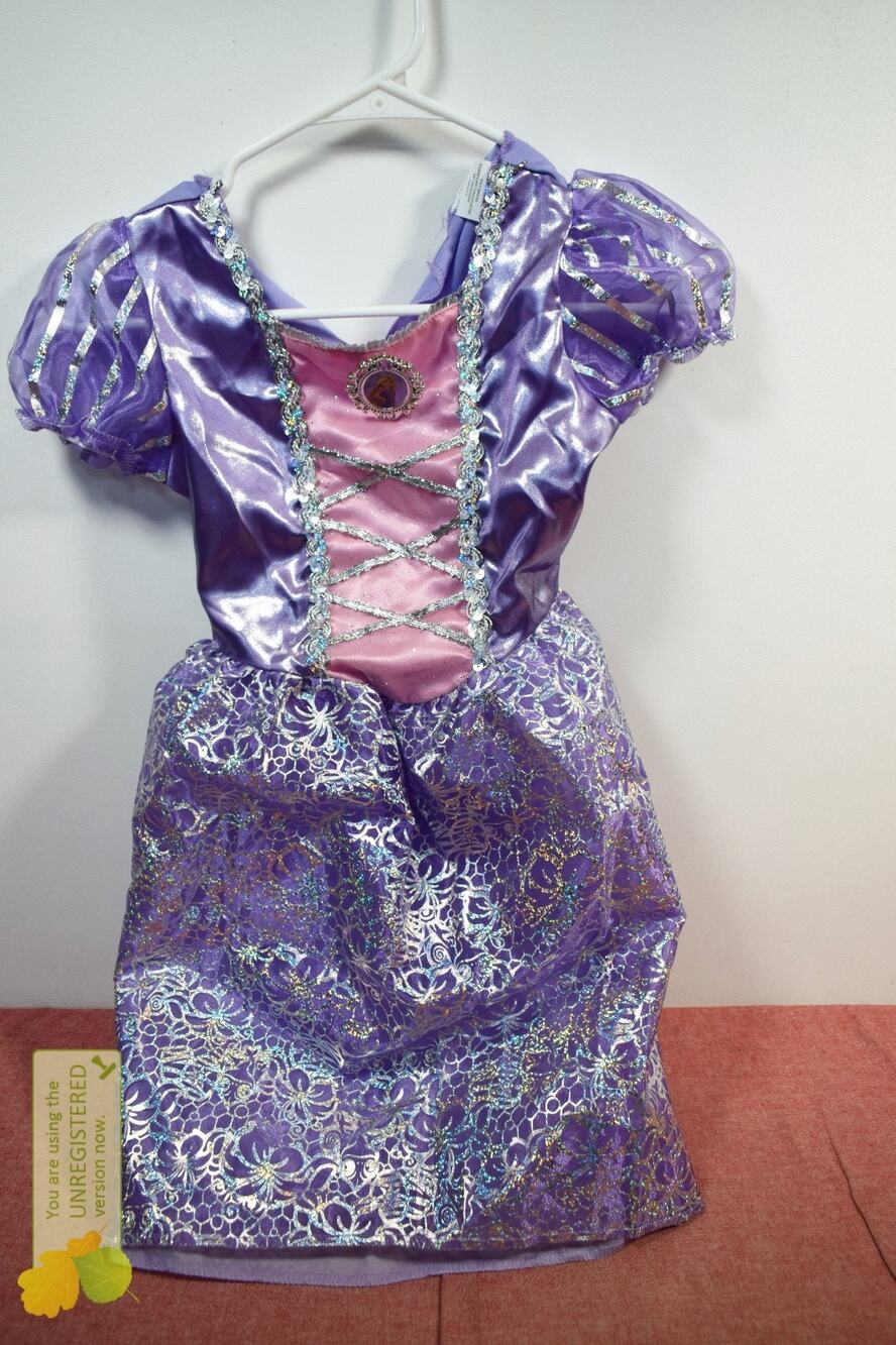 Jakks Disney Princess Rapunzel Girls Dress 4-6x